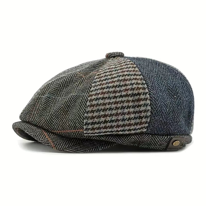Casquette Plate Angiales Patchwork