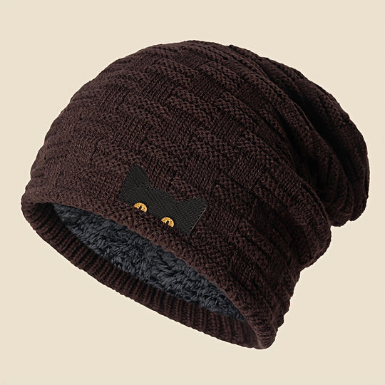 Bonnet Angiales Motif Chat Graphique