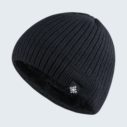 Bonnet Tricoté Chaud Doublé