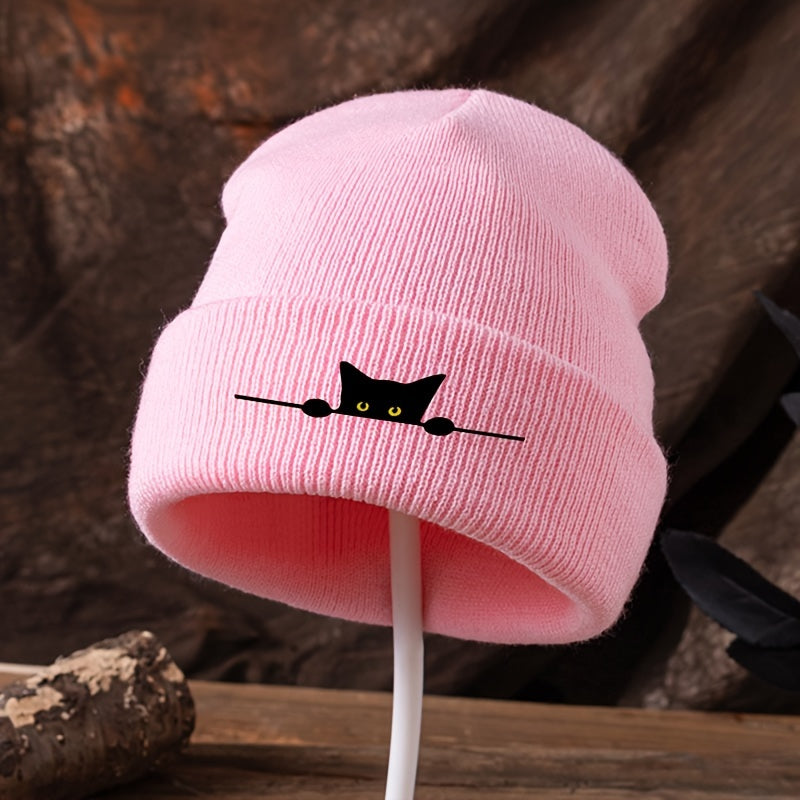 Bonnet Angiales Chat Brodé