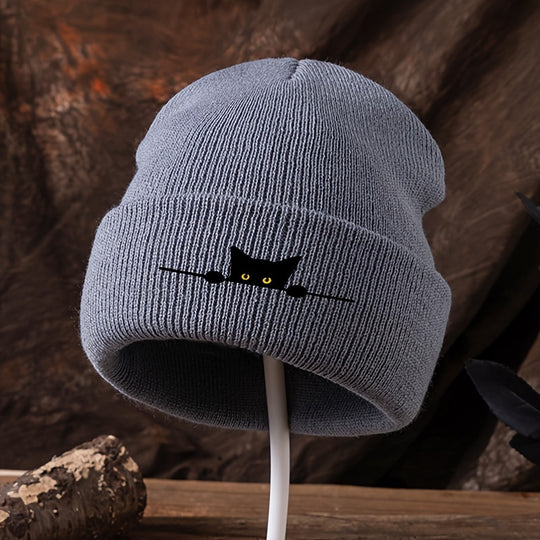 Bonnet Angiales Chat Brodé