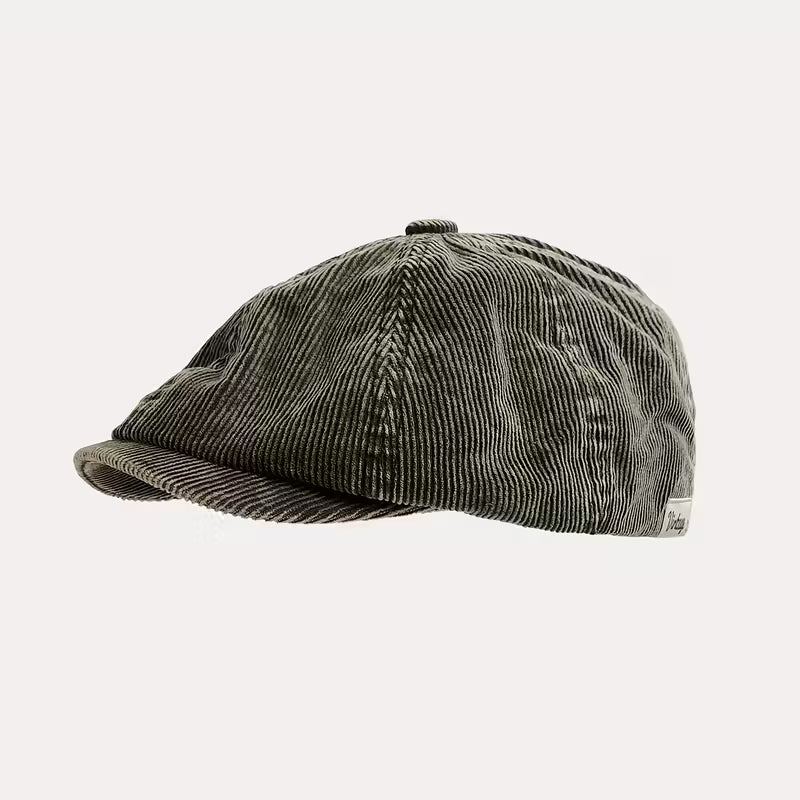 Casquette Gavroche en Velours Côtelé