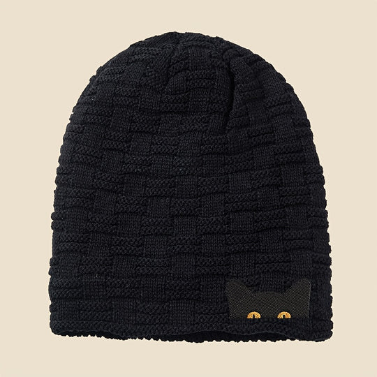 Bonnet Angiales Motif Chat Graphique