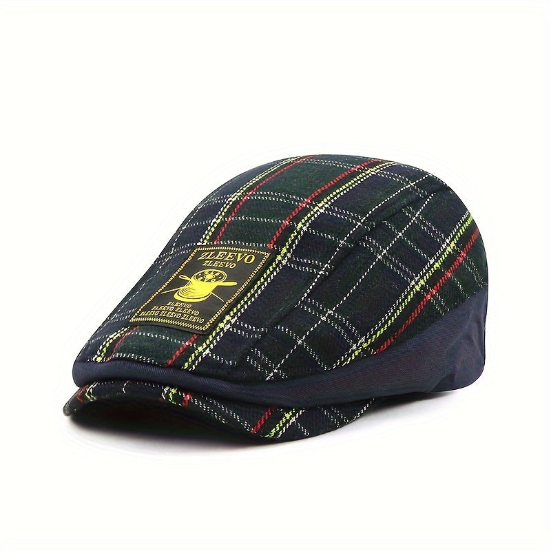 Casquette plate Angiales Carreaux British