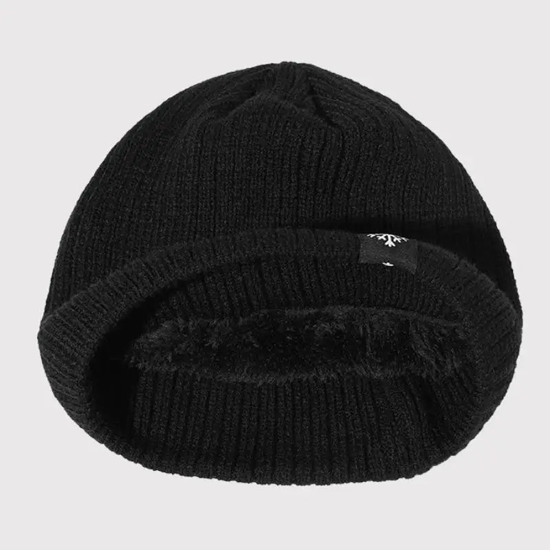 Bonnet Tricoté Chaud Doublé