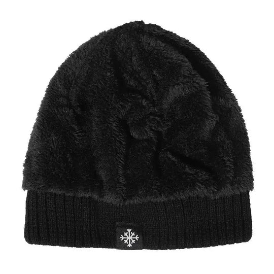 Bonnet Tricoté Chaud Doublé