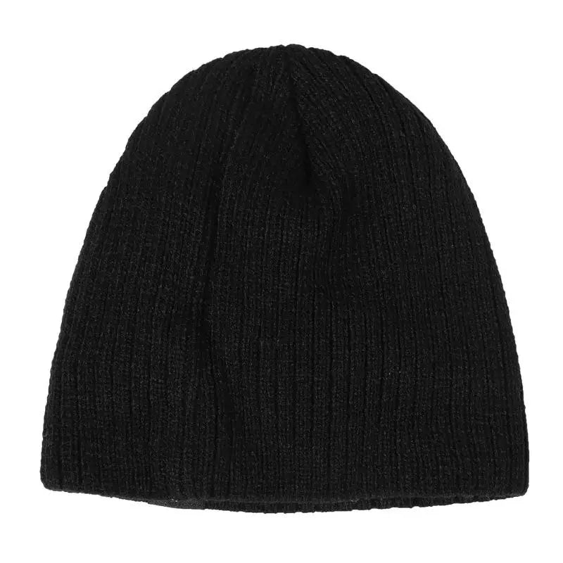 Bonnet Tricoté Chaud Doublé