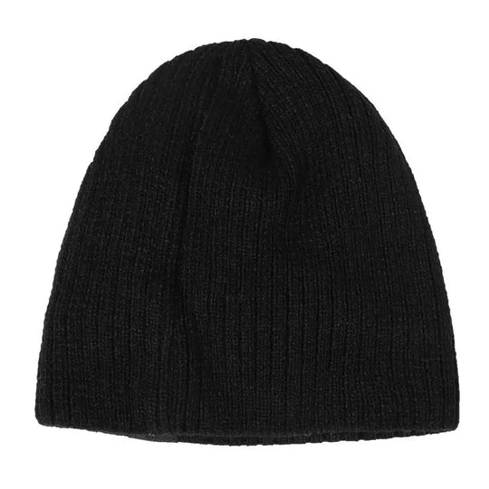 Bonnet Tricoté Chaud Doublé