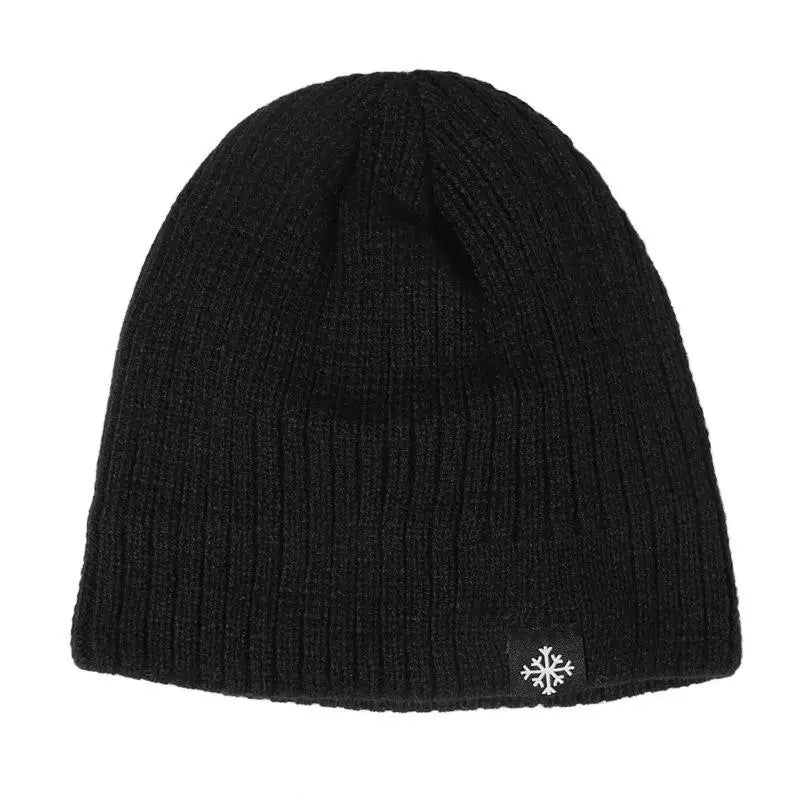 Bonnet Tricoté Chaud Doublé