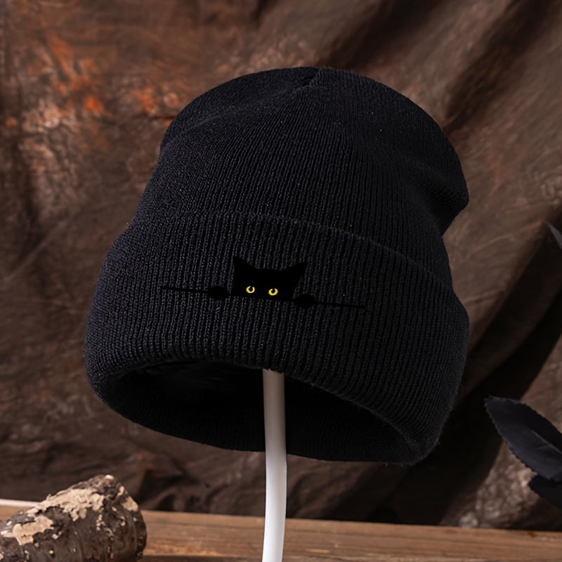 Bonnet Angiales Chat Brodé