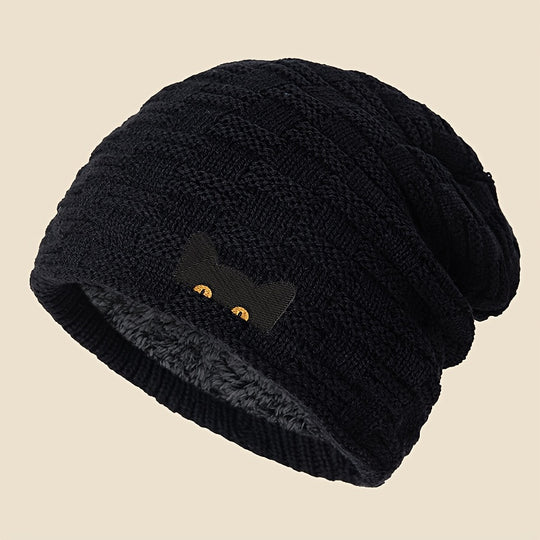 Bonnet Angiales Motif Chat Graphique