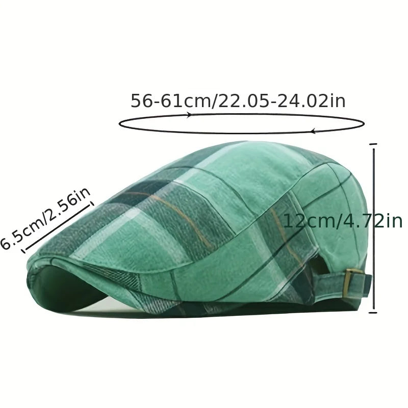 Casquette Estivale à Carreaux